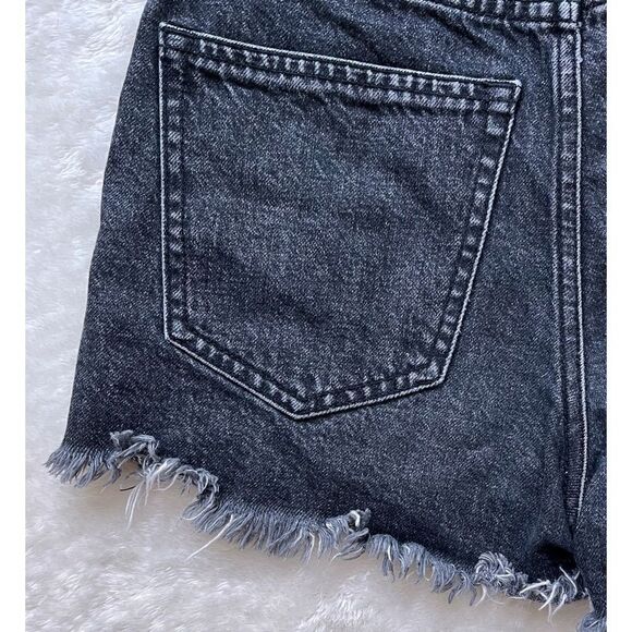 Abercrombie & Fitch Annie High Rise Shorts with Black & White Racer Stripes, 24 - Picture 15 of 16